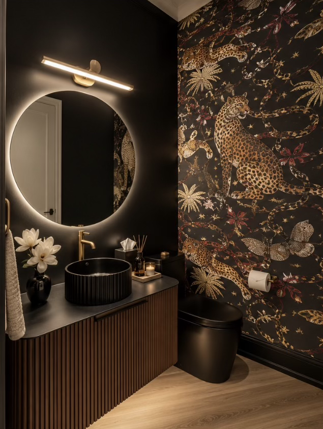 Powder bathroom