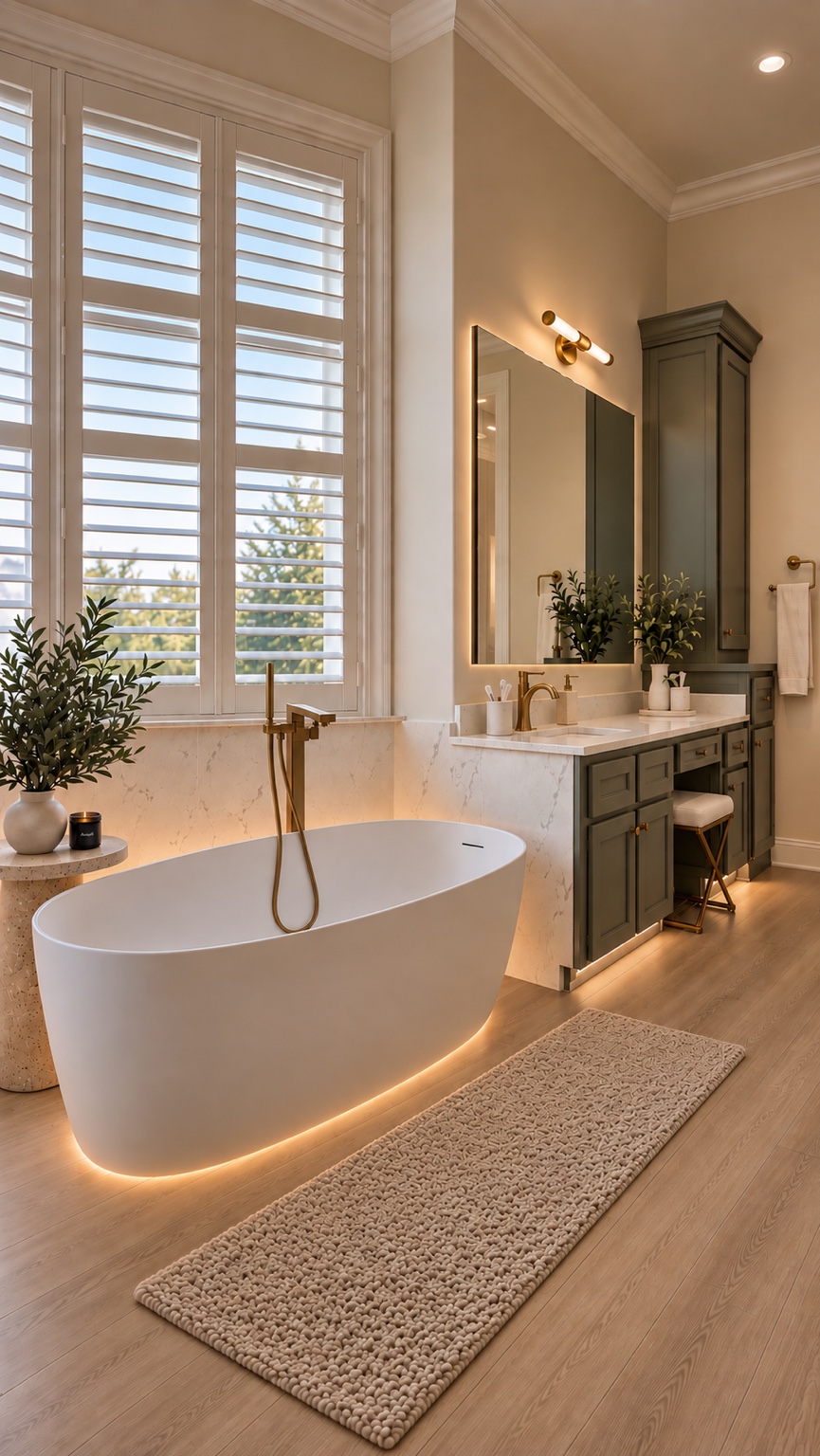 Powder bathroom